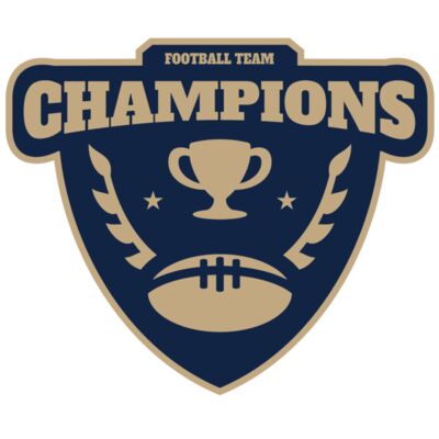 Champions Football Team logo template Thumbnail