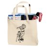 Budget Calico Bags with Gusset (Short Handle) Thumbnail
