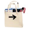 Budget Calico Bags with Gusset (Short Handle) Thumbnail