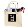 Budget Calico Bags with Gusset (Short Handle) Thumbnail
