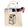 Budget Calico Bags with Gusset (Short Handle) Thumbnail