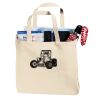 Budget Calico Bags with Gusset (Short Handle) Thumbnail